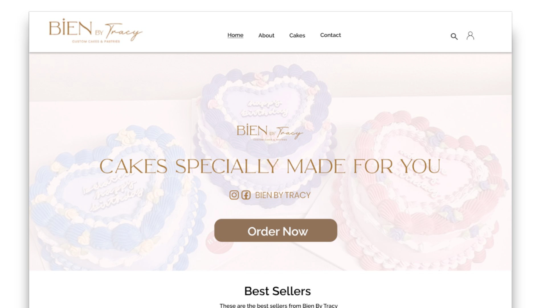 Bien by Tracy e-commerce website